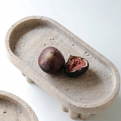 Skorter | Carlotta Travertine Tray