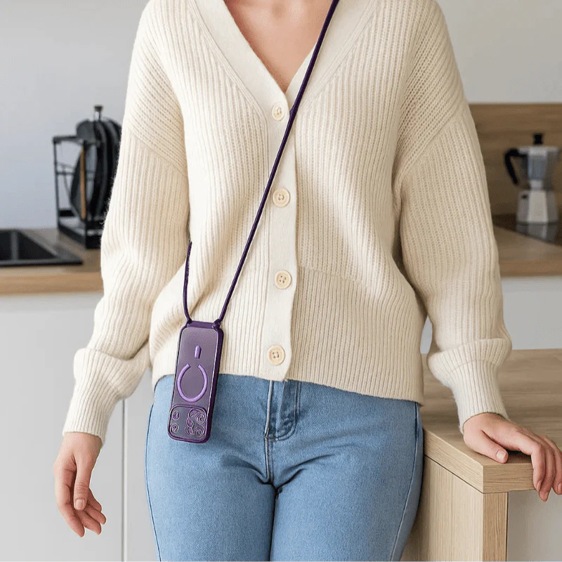 Skorter | CarryLink – Adjustable Phone Lanyard with Clear MagSafe Case