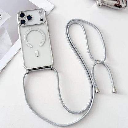 Skorter | CarryLink – Adjustable Phone Lanyard with Clear MagSafe Case