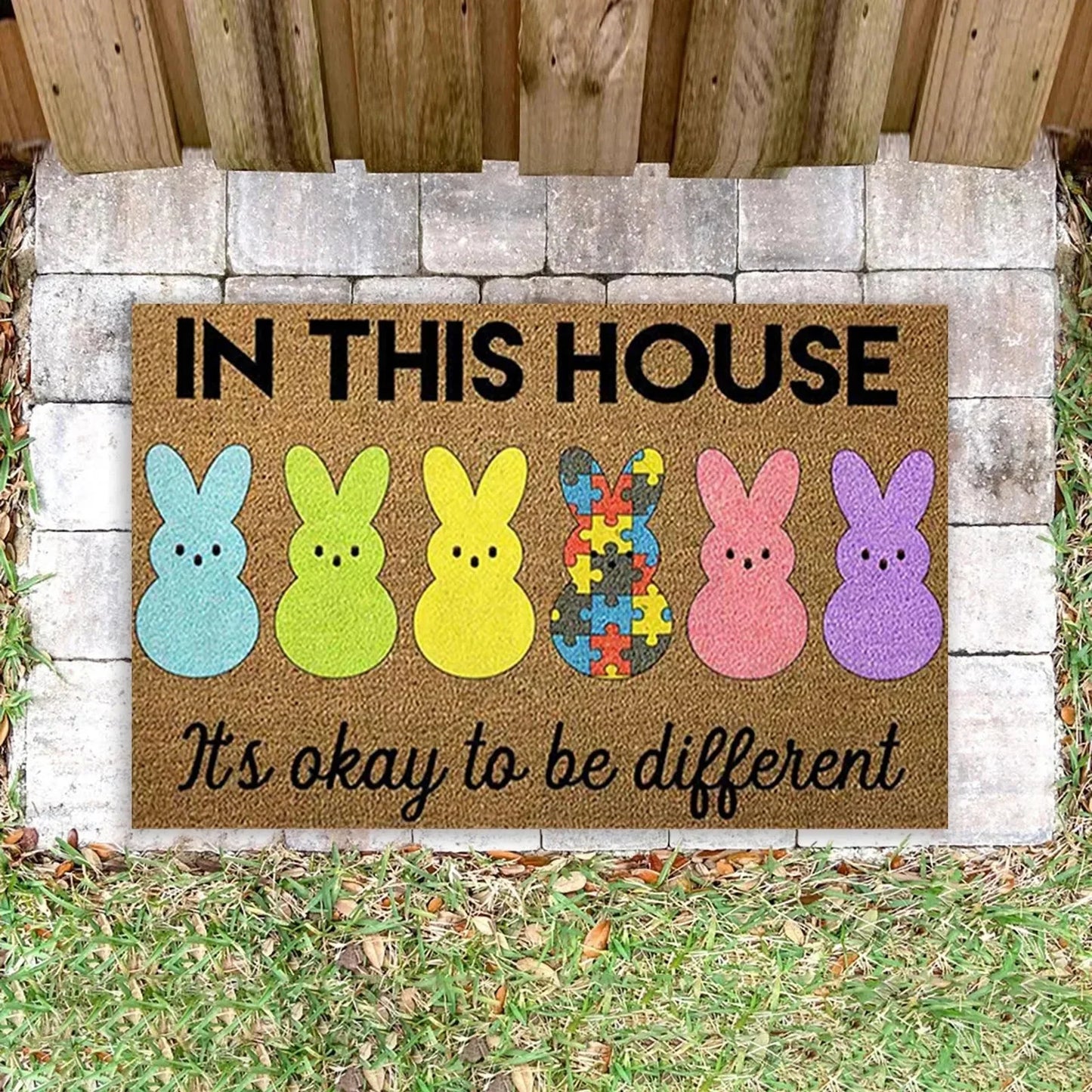 Skorter | Cartoon Bunny Rabbit Non-Slip Doormat