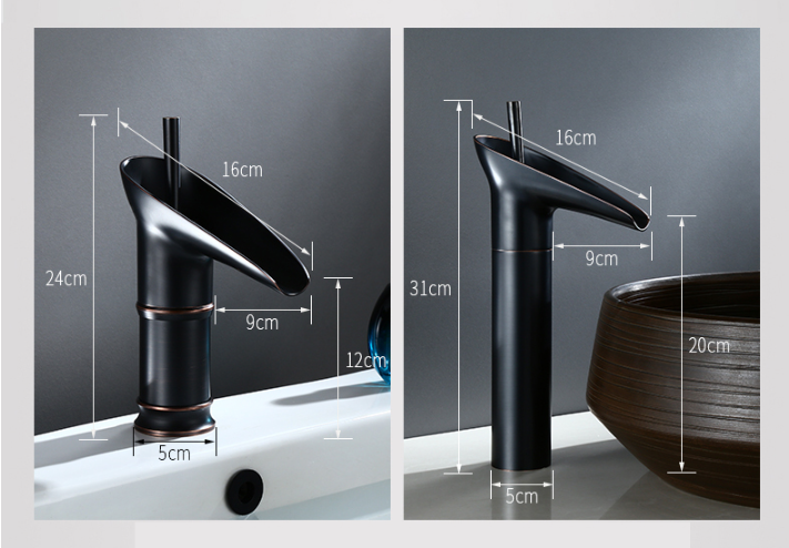 Skorter | CascadeFlow Luxe Waterfall Basin Mixer Tap