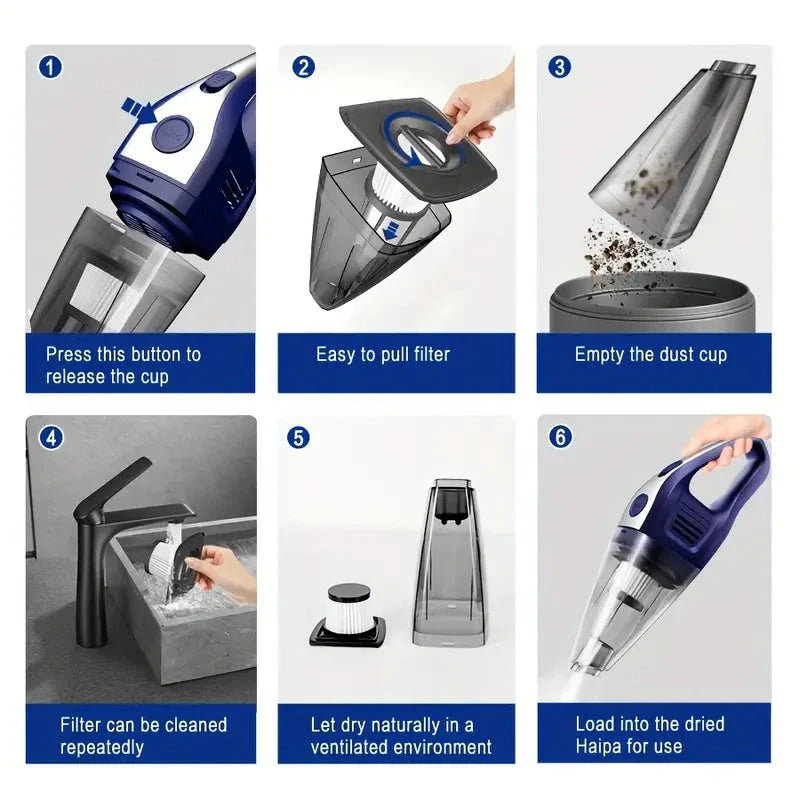Skorter | CascadeVac Powerful Cordless Handheld Vacuum Cleaner