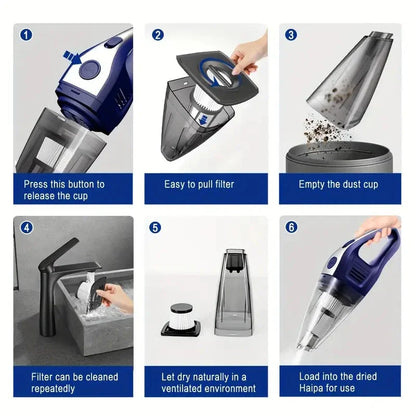 Skorter | CascadeVac Powerful Cordless Handheld Vacuum Cleaner
