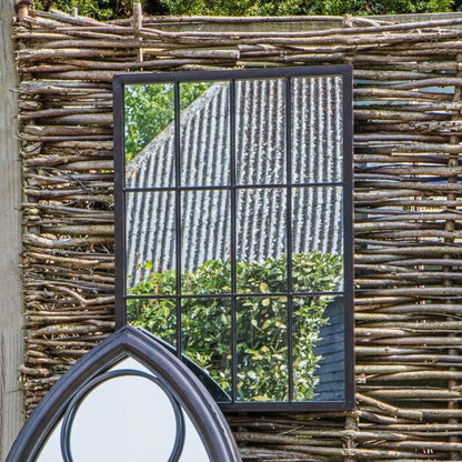 Skorter | Cassis Black Outdoor Window Mirror