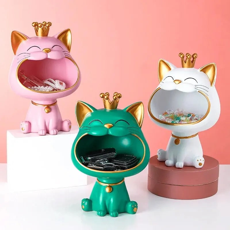 Skorter | Lucky Cat Figurine Storage Jar