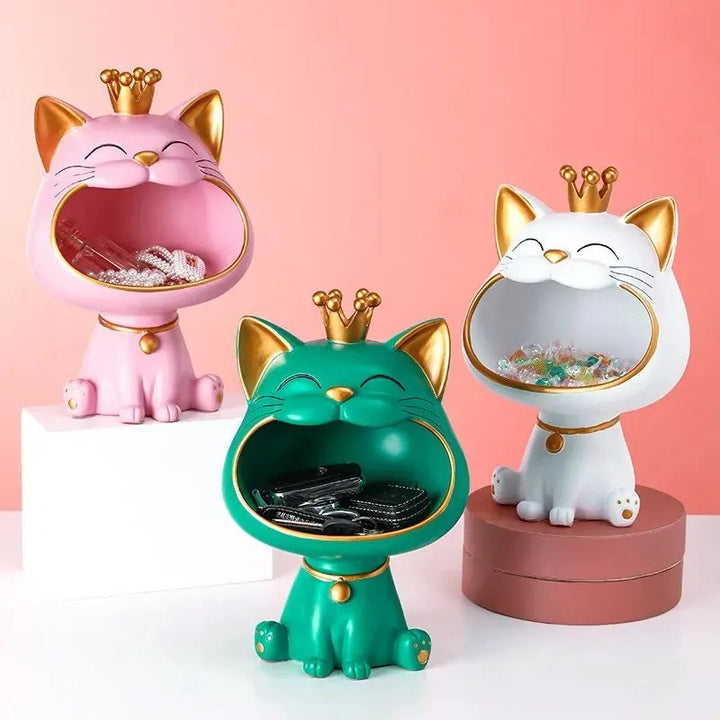 Skorter | Lucky Cat Figurine Storage Jar