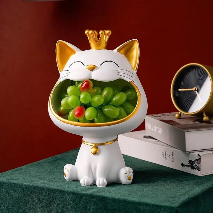 Skorter | Lucky Cat Figurine Storage Jar