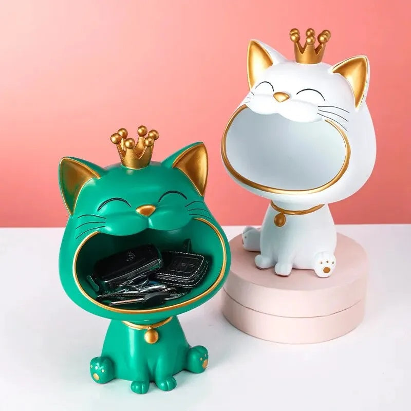 Skorter | Lucky Cat Figurine Storage Jar