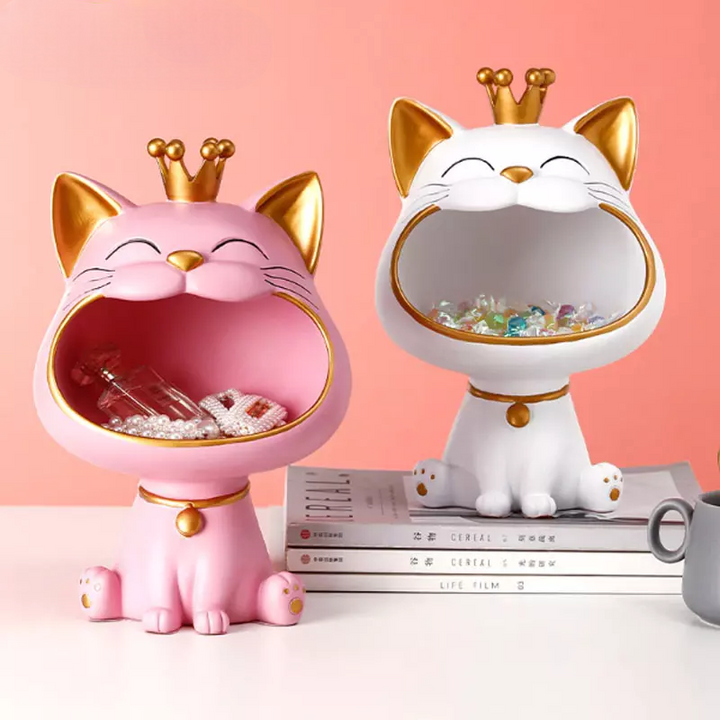 Skorter | Lucky Cat Figurine Storage Jar