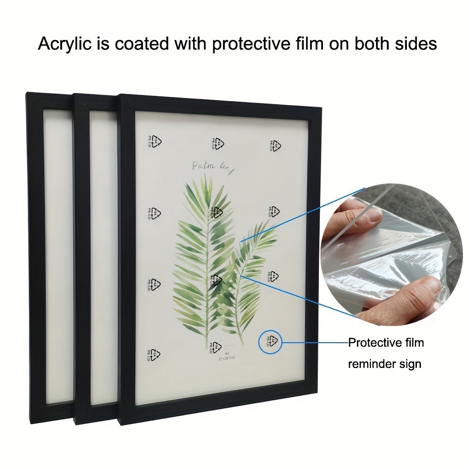 Skorter | 3-part Wooden Picture Frame - Classic Picture Frame for Wall and Table Decoration, Perfect for Parties and Gifts