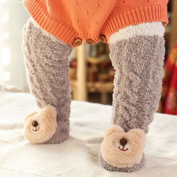 Skorter | A Pair of Baby Cute Coral Fleece Socks