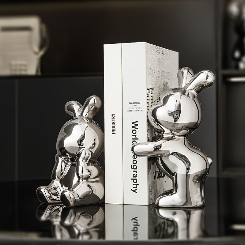 Skorter | BunnyAnime - Cute Bunny Bookends for Living Room Decor