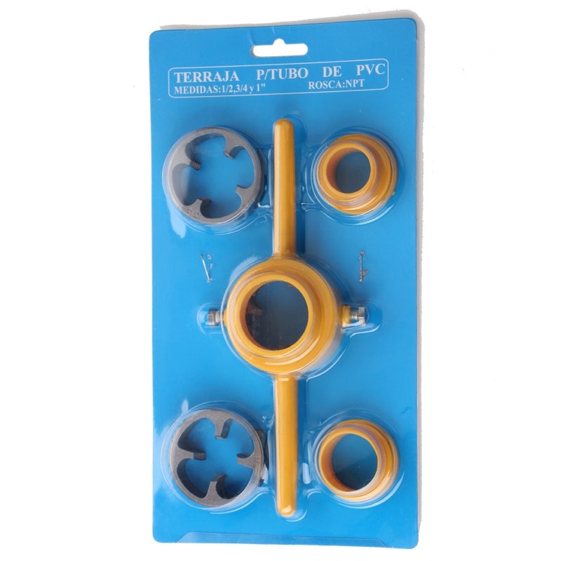 Skorter | 6-Piece Set Of Water Pipe Die Plastic Pipe Die Tap Wrench Set