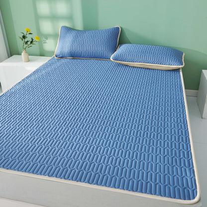 Skorter | Cool Latex Mat - 2/3 pieces summer cool latex mat set for bedroom or dorm room, Breathable and Foldable