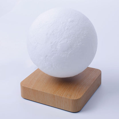 Skorter | 3D Magnetic Levitation Moon Lamp Night Light. Rotating Floating LED Moon Lamp