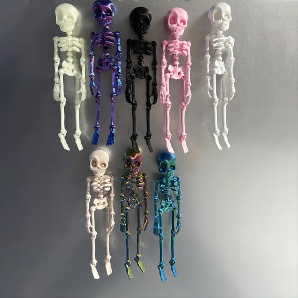 Skorter | 3D printed vintage skeleton magnetic figure