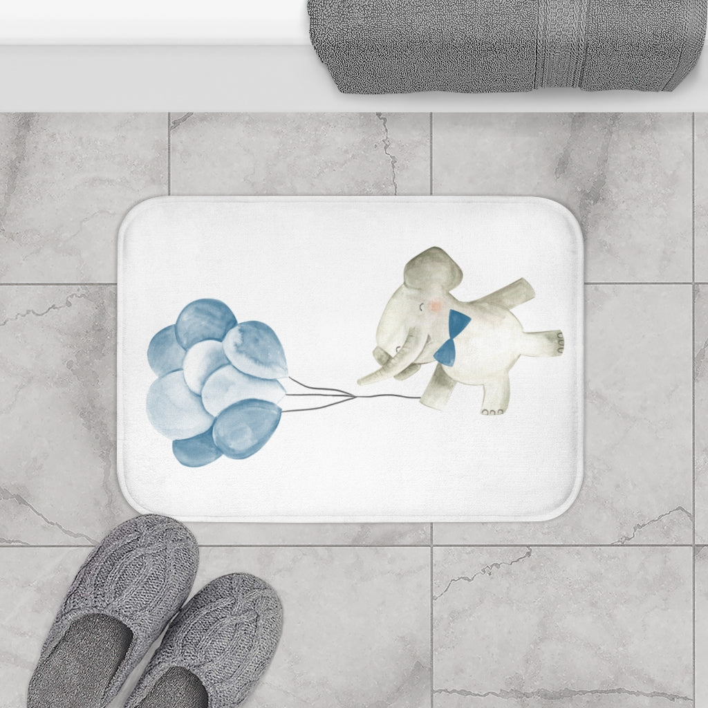 Skorter | Elephant Holding Balloons Mat Home Accents
