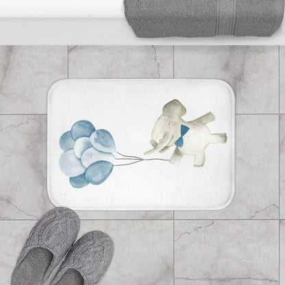 Skorter | Elephant Holding Balloons Mat Home Accents