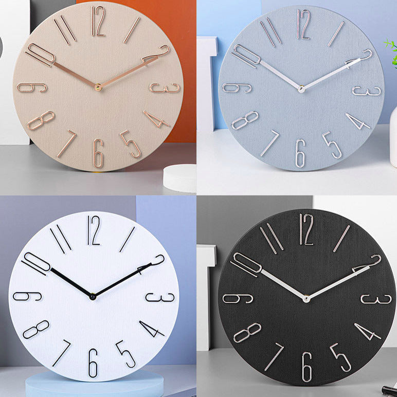 Skorter | Enkel minimalistisk väggdekorationsklocka