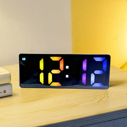 Skorter | DigiTime - Modern LED Alarm Clock with Date Display and Adjustable Brightness