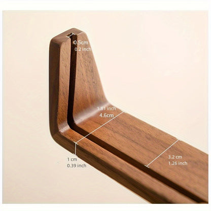 Skorter | Chic 6-inch U-shaped acrylic & solid wood photo frame - Versatile horizontal or vertical display, perfect for home decoration and gifts