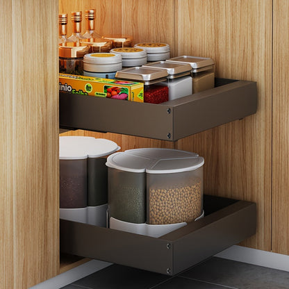 Skorter | Lina Pull-Out Kitchen Cabinet Organiser – Space-Saving Sliding Pantry Storage Rack