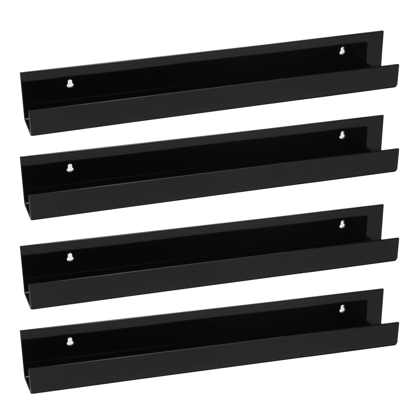 Skorter | AcrylicClear - Floating Transparent Storage Shelves for Bedroom, Living Room & Bathroom