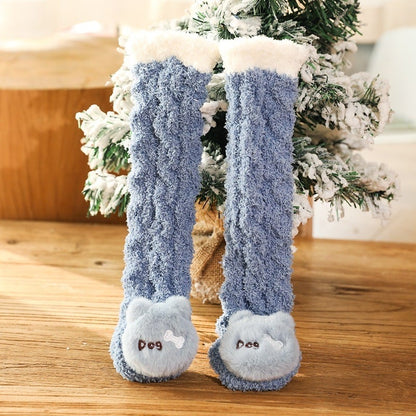 Skorter | A Pair of Baby Cute Coral Fleece Socks