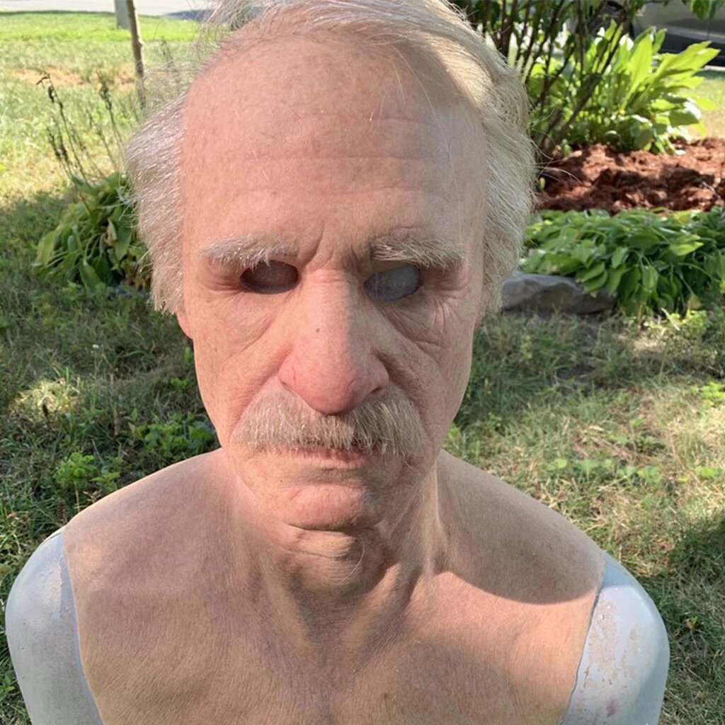 Skorter | Creepy Old Man Mask – Realistic Latex Halloween Mask for Adults
