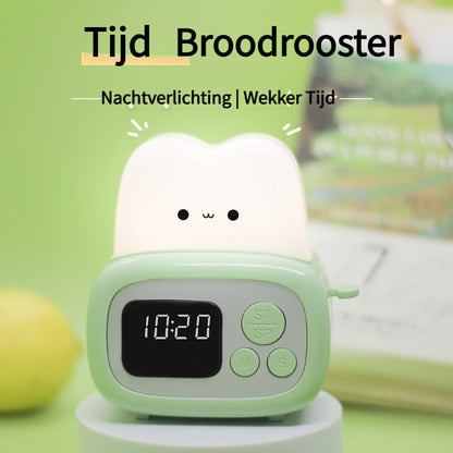 Skorter | GlowBake - Sweet LED Alarm Clock with USB Rechargeable Battery
