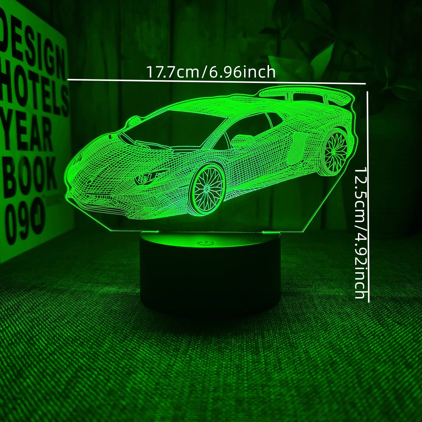 Skorter | AutoLamp - 3D Sports Car Night Light with Touch Control and USB