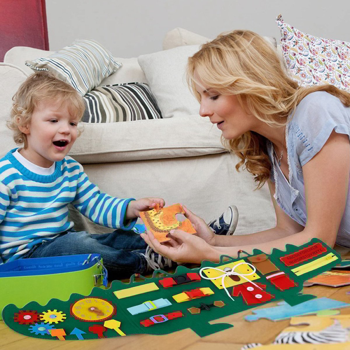 Skorter | Children's preschool crocodile felt