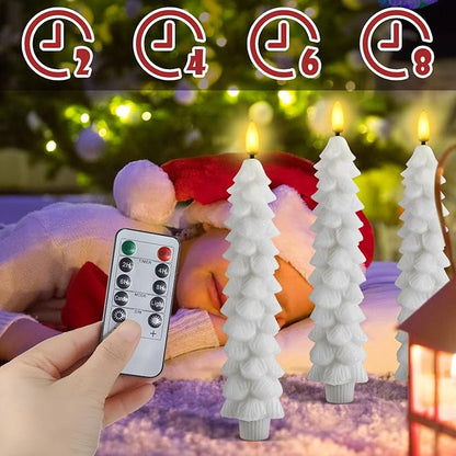Skorter | Flameless LED Candles with Remote Control – Realistic 3D Flickering Model LumaGlow