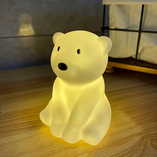 Skorter | PolarGlow - Cartoon Polar Bear Night Light with LED Uplight