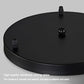 Ceiling Canopy Base for Pendant Light Multi Size DIY Black/White/Gold Plate 3/4/5 - SKØRTER