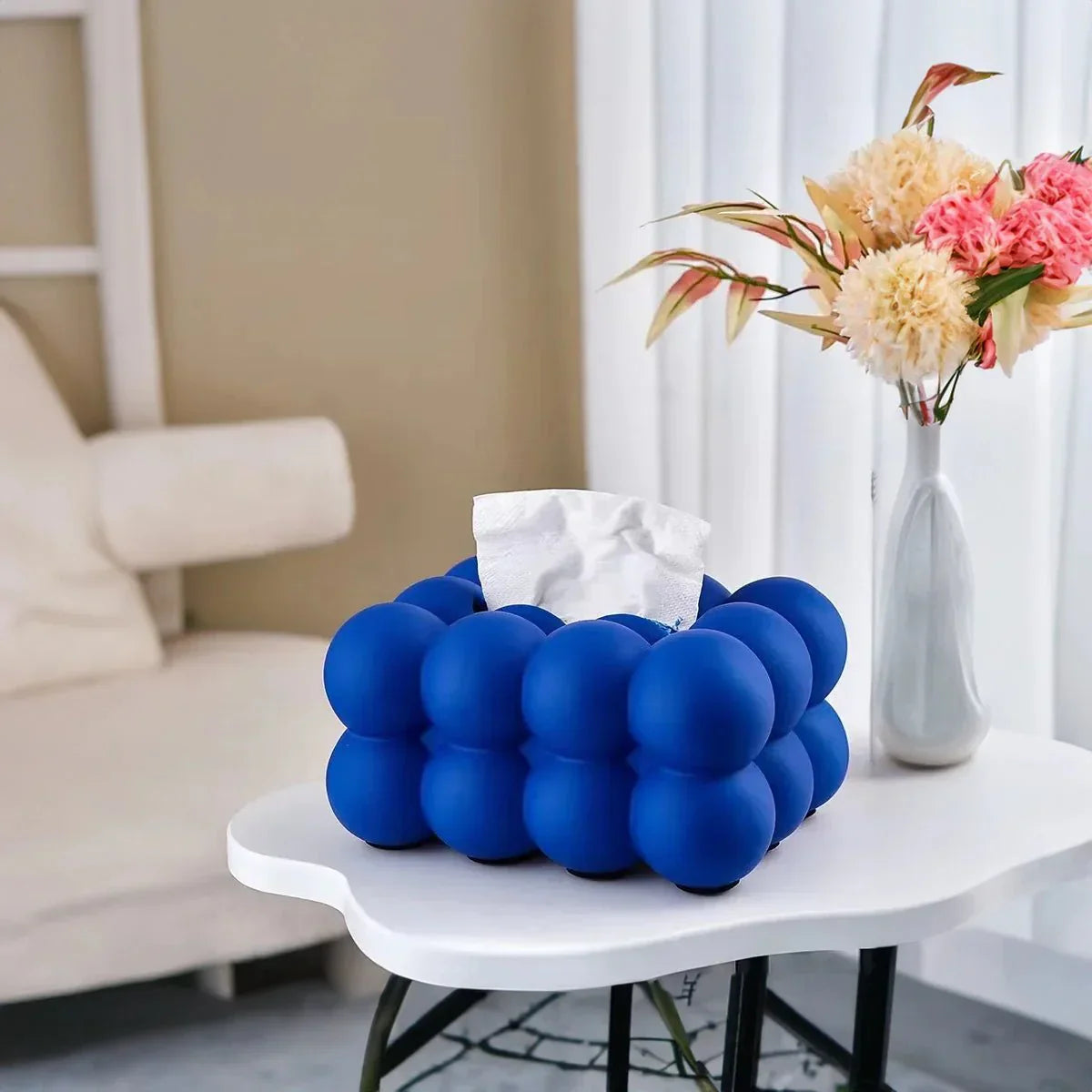 Skorter | Ceramic Bubble Shape Tissue Box