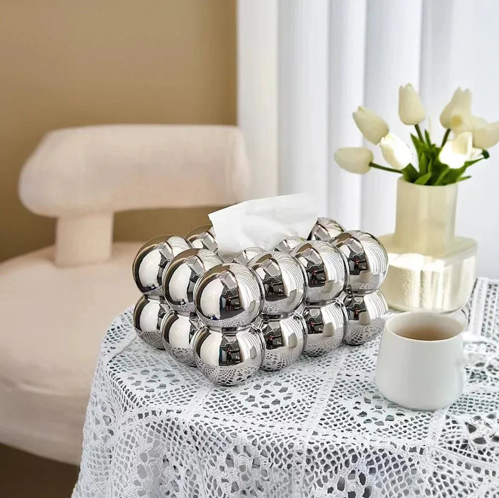 Skorter | Ceramic Bubble Shape Tissue Box