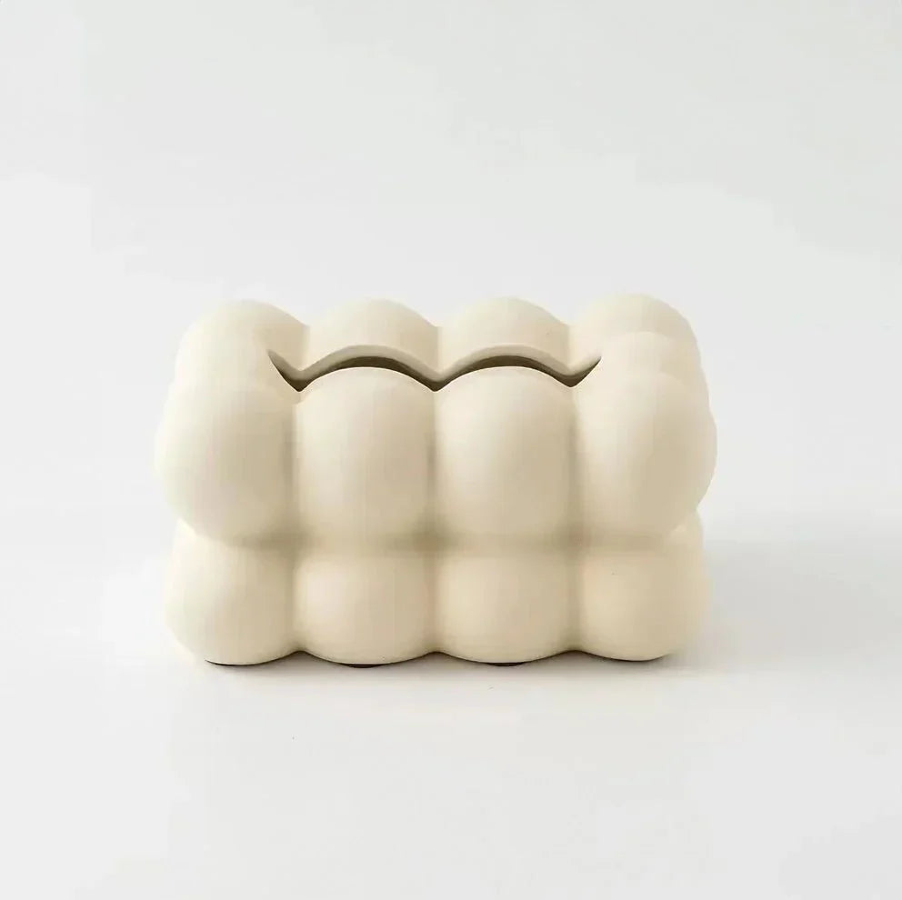 Skorter | Ceramic Bubble Shape Tissue Box