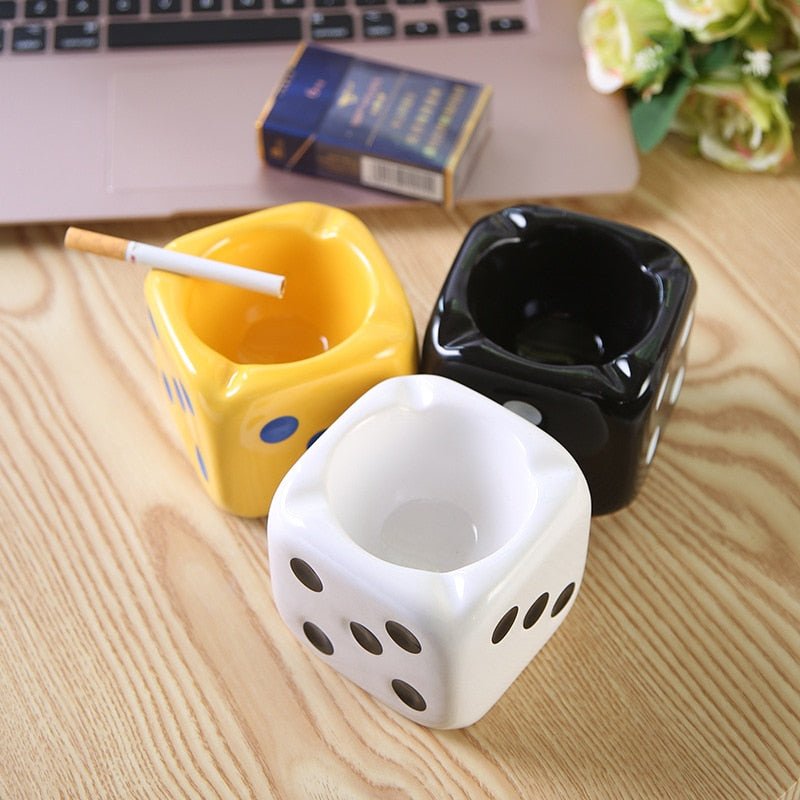 Skorter | Ceramic Cube Shaped Ashtray