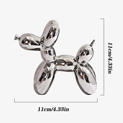 Skorter | Ceramic Glossy Balloon Dog Ornament