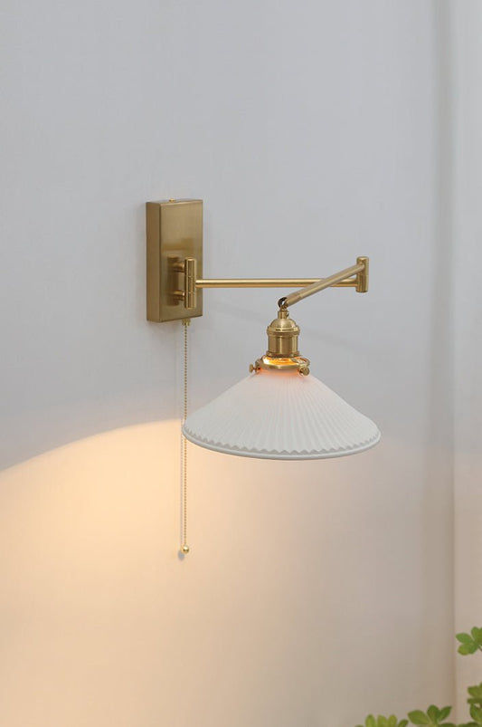 Ceramic Swing Arm Wall Light - SKØRTER