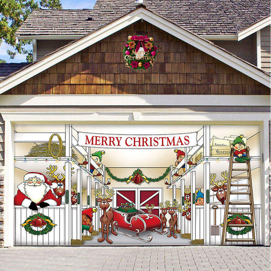 Skorter | Christmas Carsge Door Banner Ornament