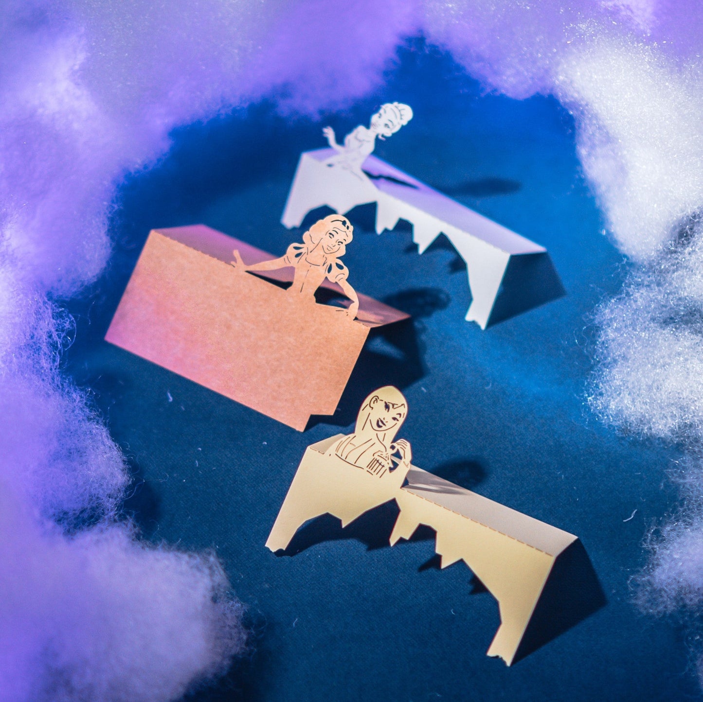 Skorter | 3D three-dimensional note paper carving model cartoon creative art gift