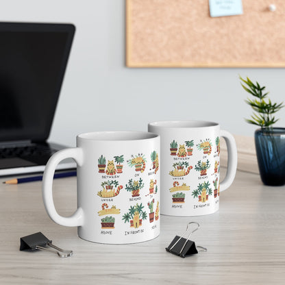 Skorter | Combo Cat and Plants Coffee Tea Mug