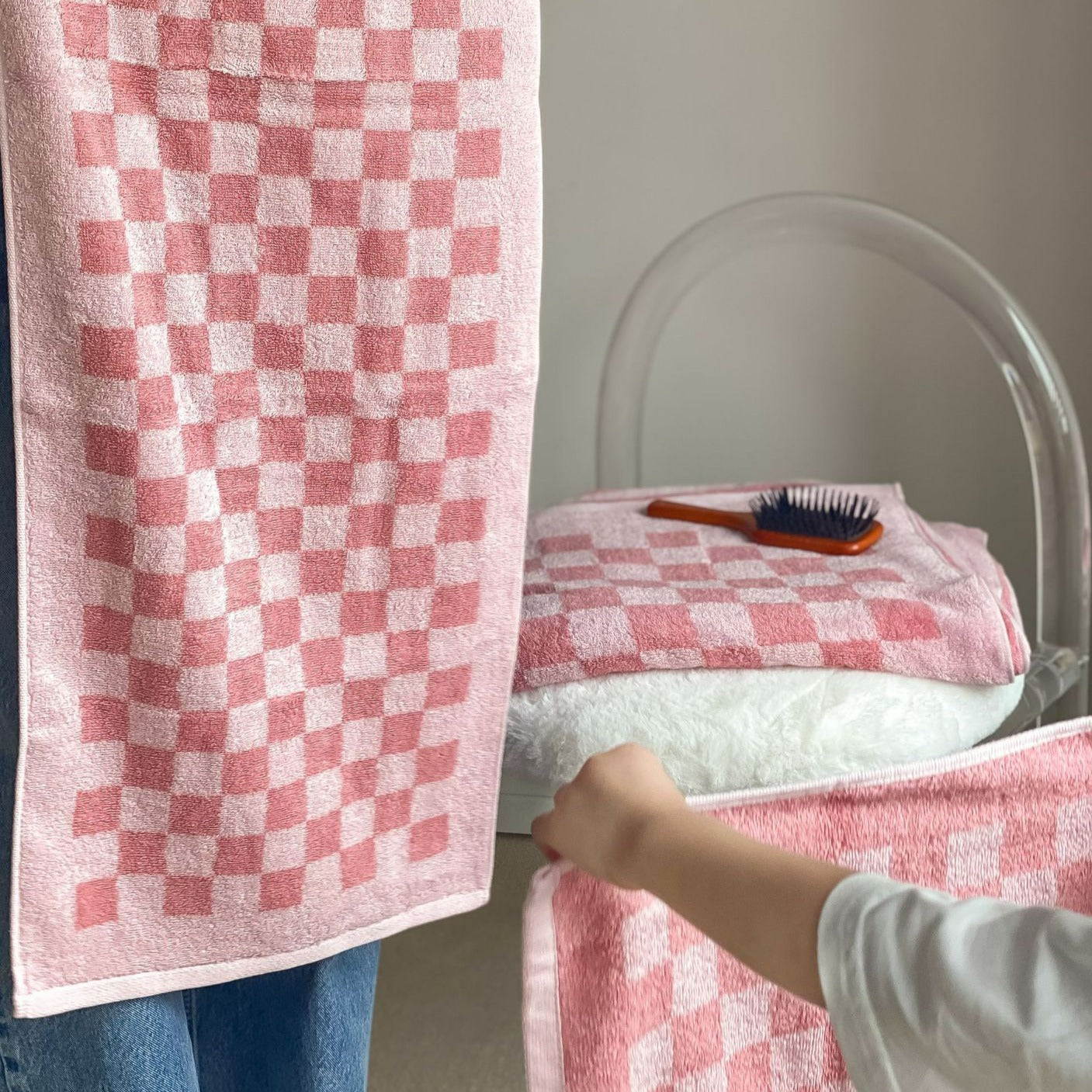Skorter | Checkerboard Plus Towel Collection