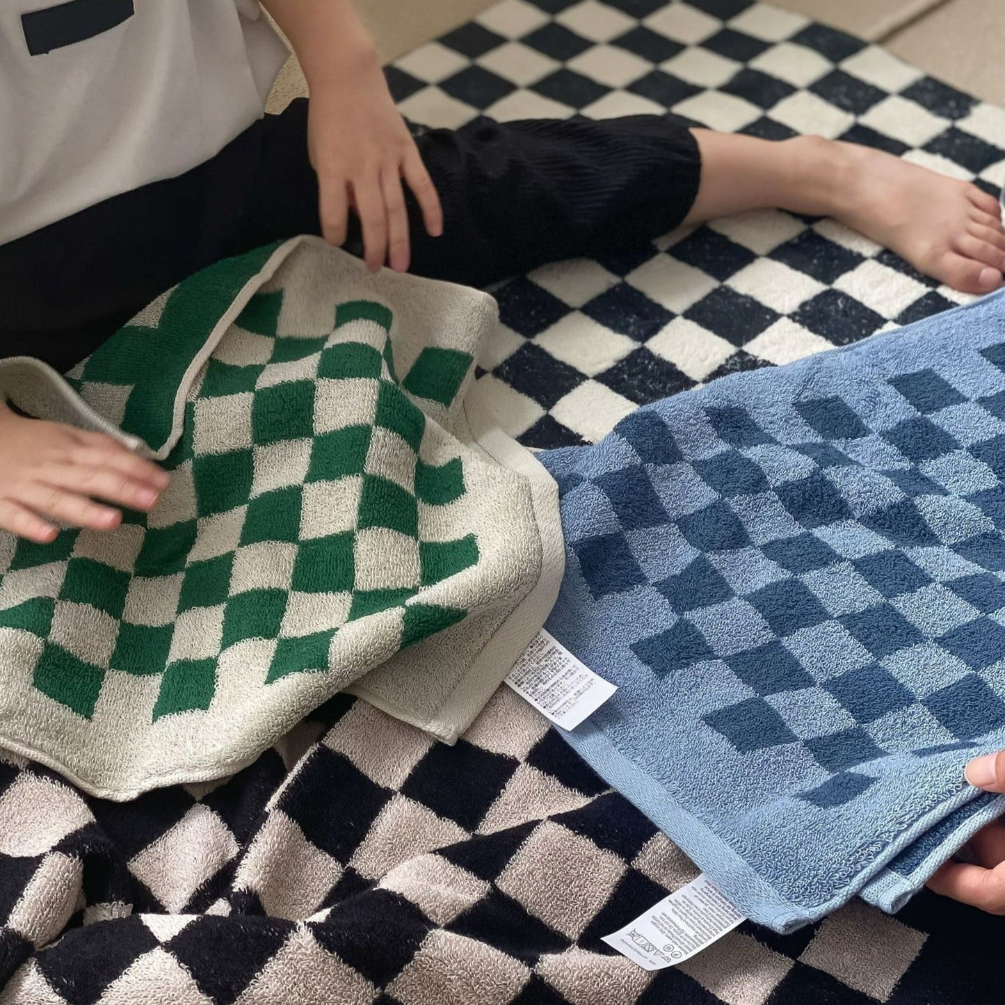 Skorter | Checkerboard Plus Towel Collection