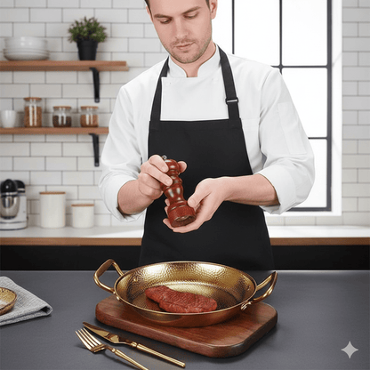 Skorter | CHEFSTEEL – Hammered Stainless Steel Pot for Sauces, Pans & Versatile Cooking