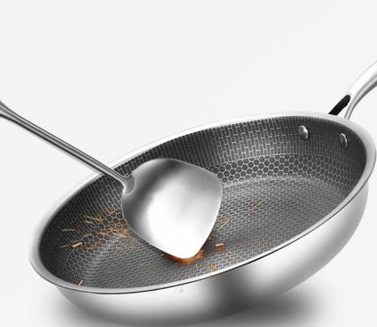 Skorter | ChefSteel Pan – Stainless Steel Non-Stick Frying Pan for Effortless Cooking