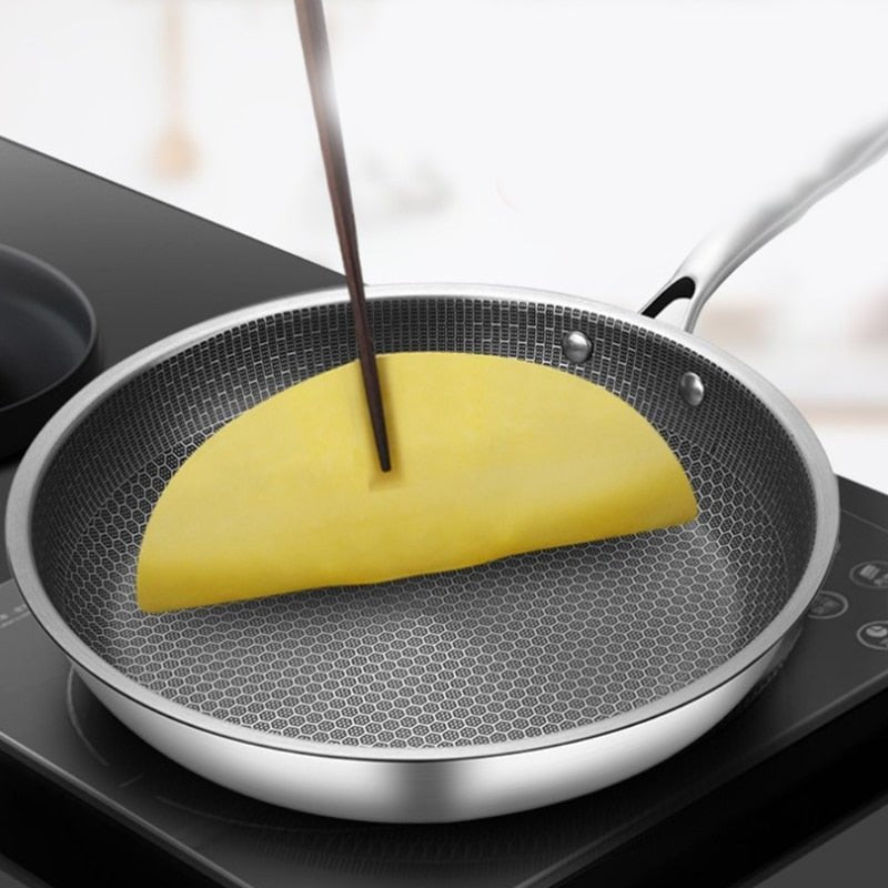 Skorter | ChefSteel Pan – Stainless Steel Non-Stick Frying Pan for Effortless Cooking