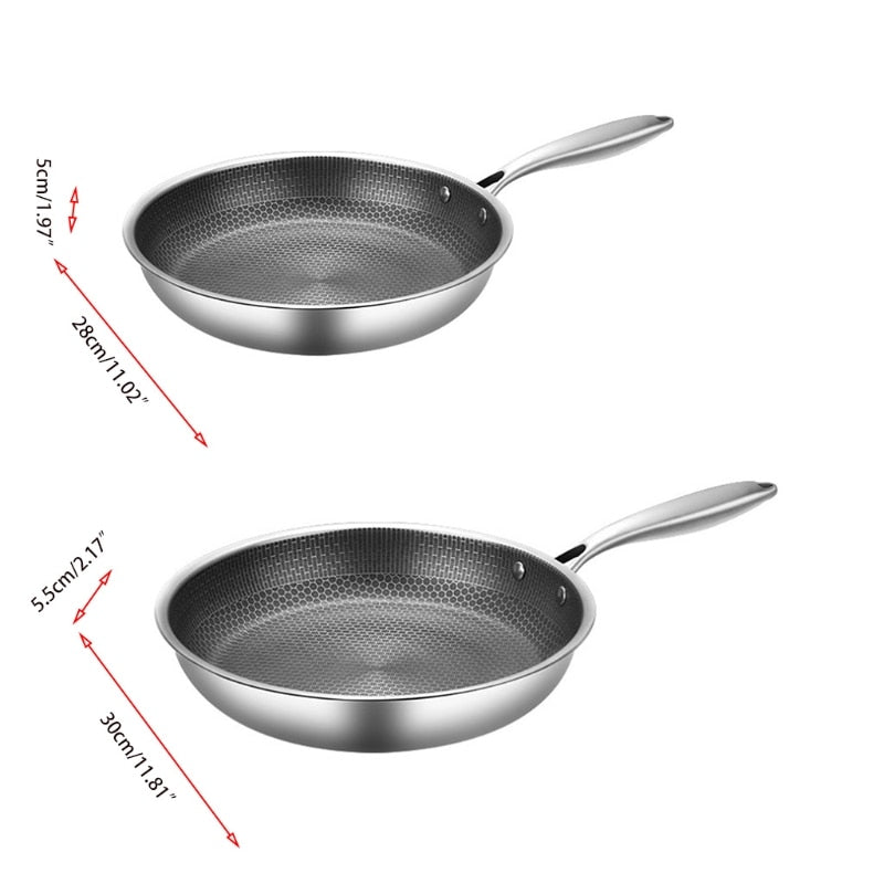 Skorter | ChefSteel Pan – Stainless Steel Non-Stick Frying Pan for Effortless Cooking